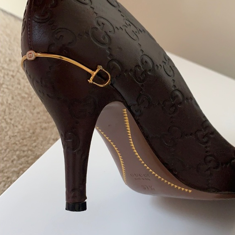 GUCCI LOGO HIGH HEELS