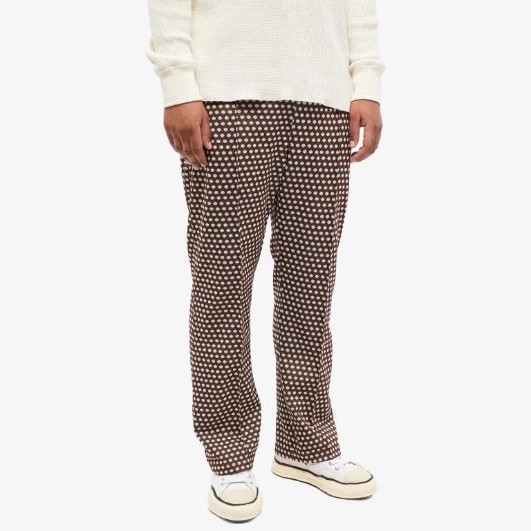 Needle & Thread Jacquard Polka Dot Sweatpants In Multicolor