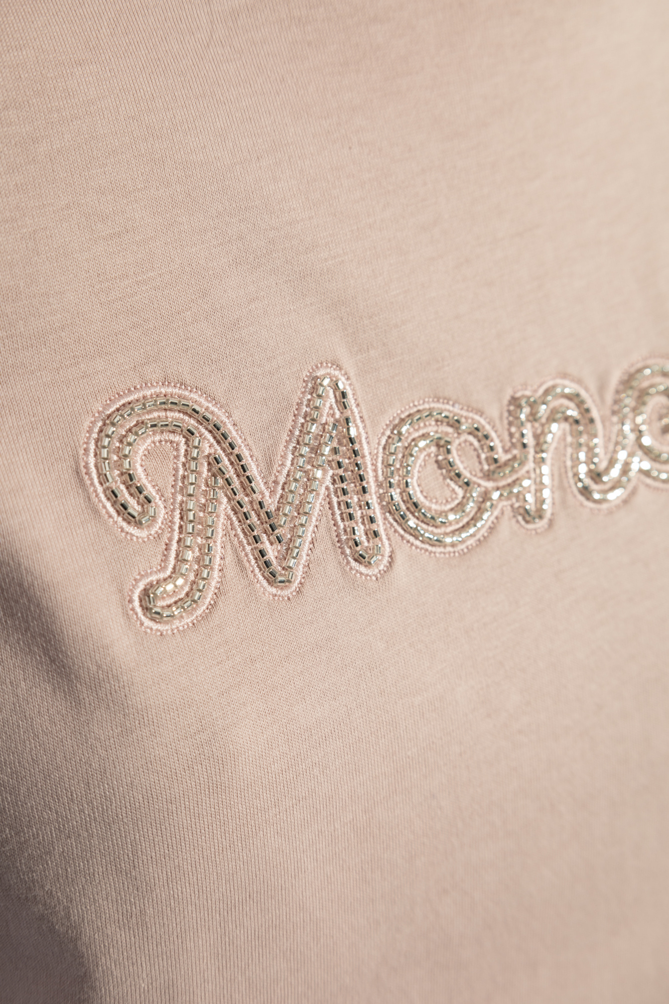 Moncler Short-sleeved T-shirt In Pink