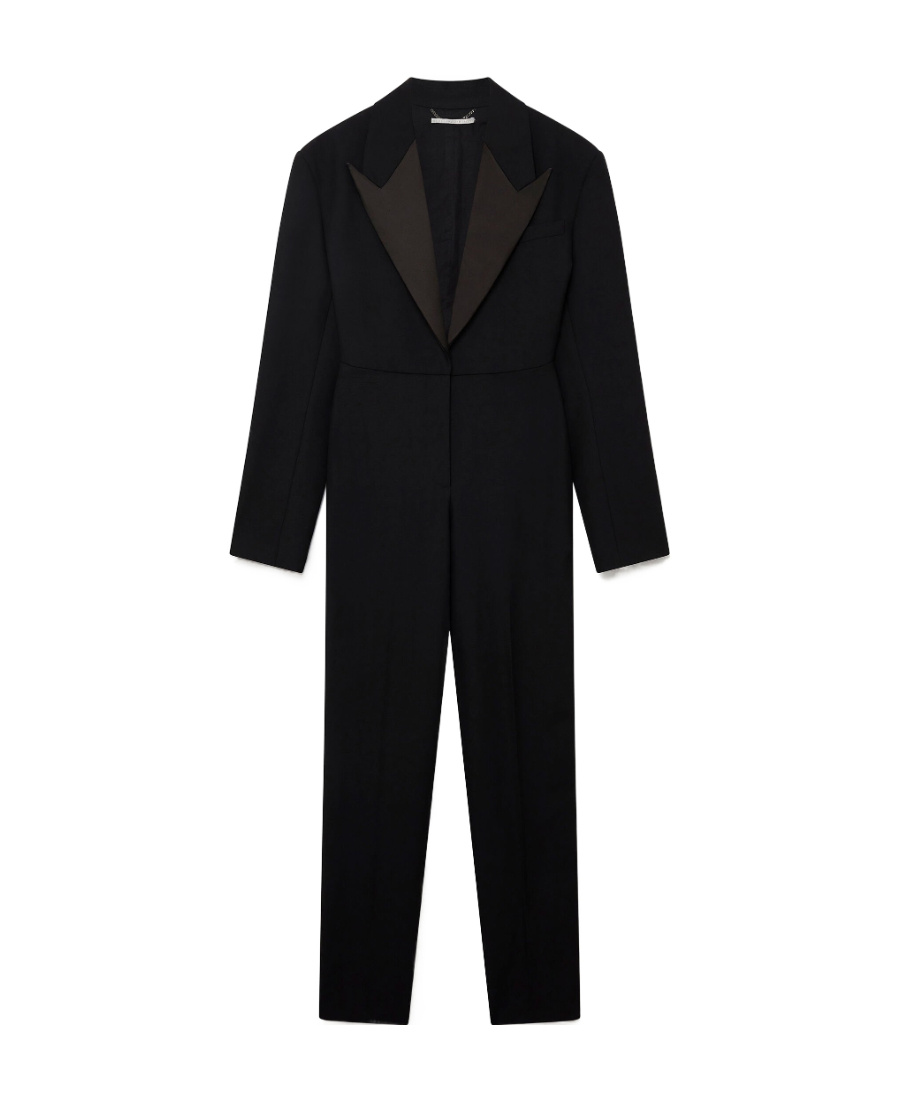 Stella Mccartney Tailored Wool Jumpsuit In Black