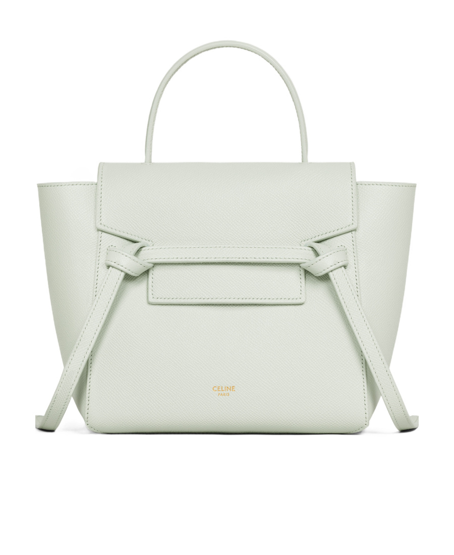 Celine Nano Belt Handbag In Green