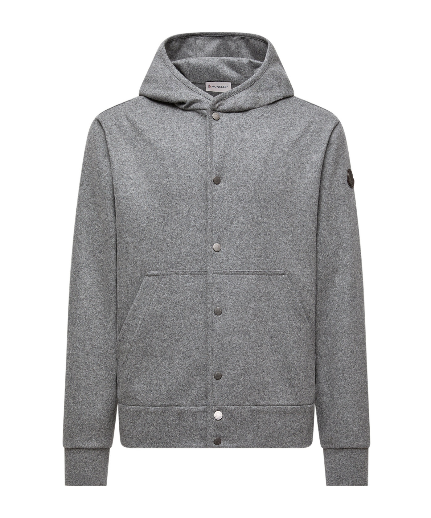 Moncler Wool Blend Zip-up Hoodie