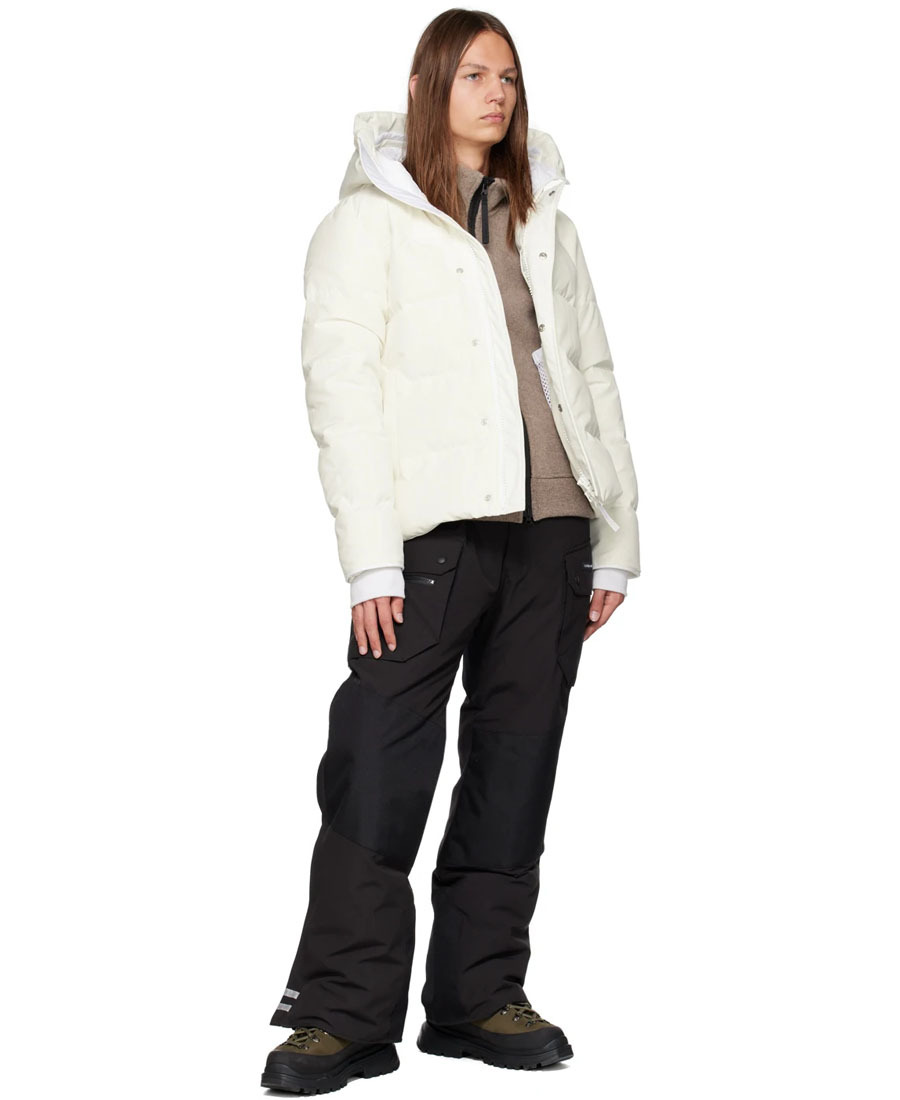 Canada Goose Humanature Series Macmillan Quilted Down Jacket In White