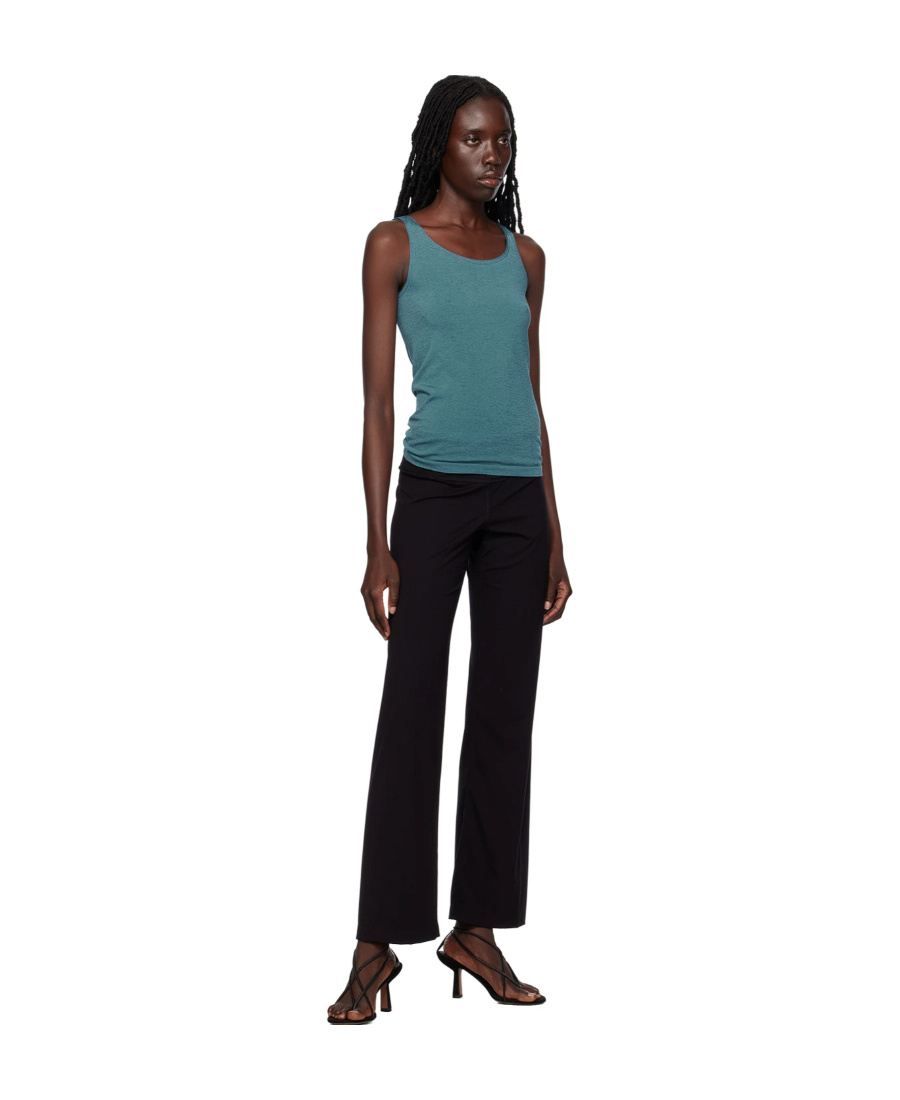 Wolford Blue Jamaika Tank Top In Blue