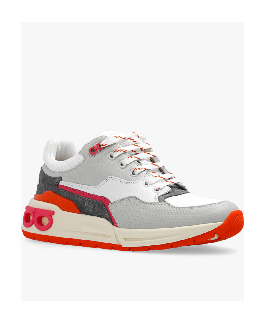 Ferragamo Cosma Low-top Sneakers In Multicolor