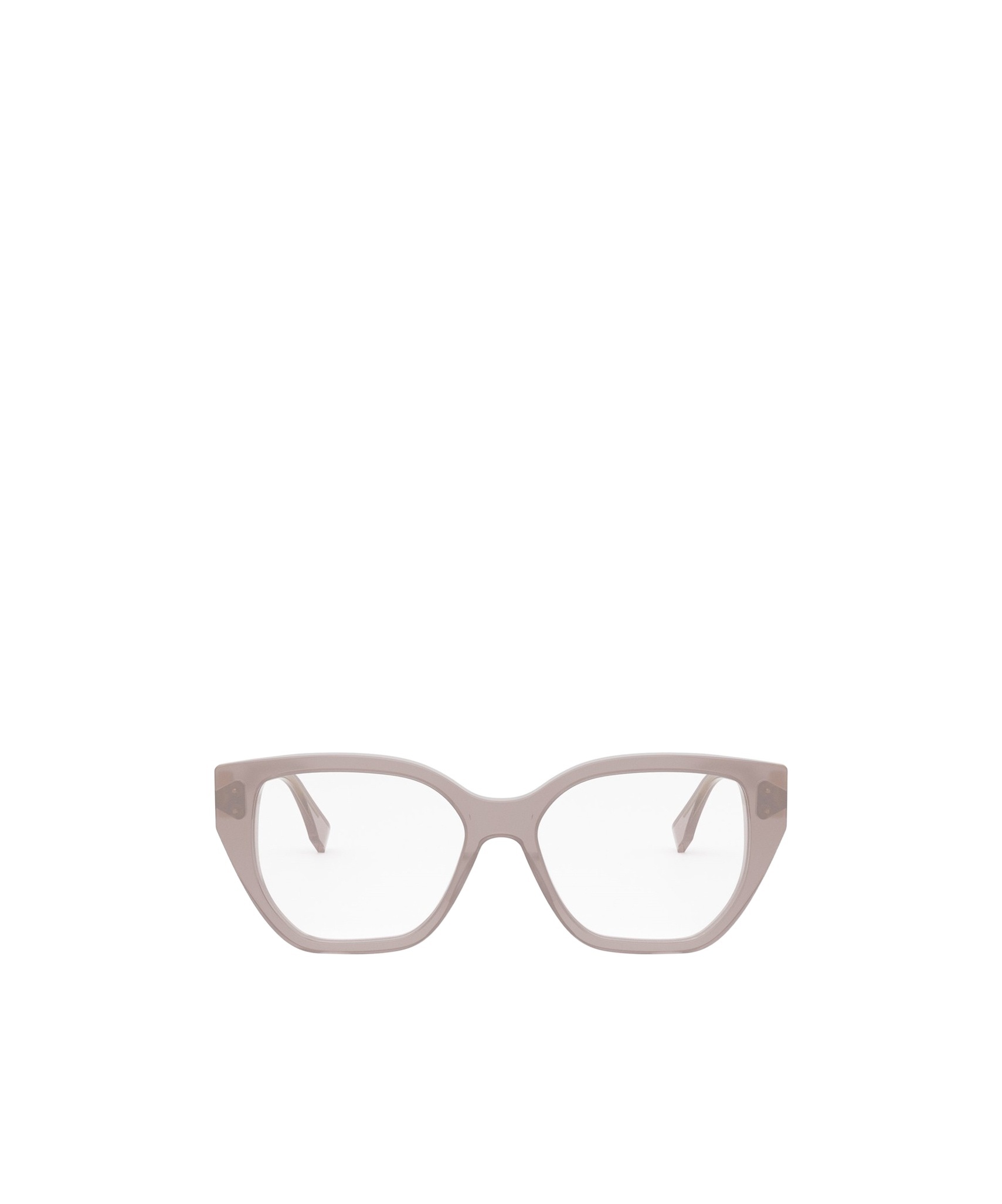 Fendi Fe50100i Ff Diamonds 072 Rosa Chiaro Glasses In Neutral