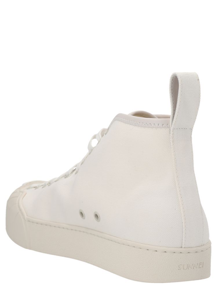 Sunnei Logo Sports Shoes In White