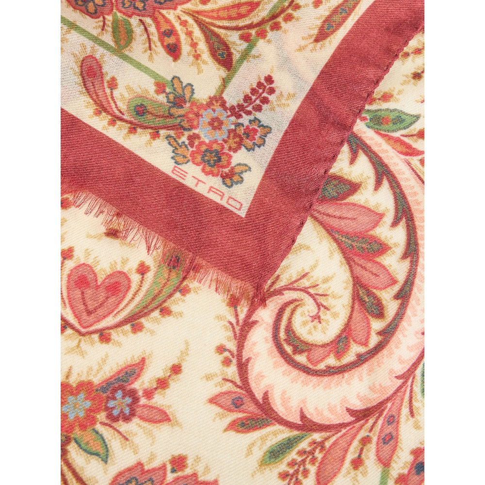 Etro Pattern Scarf In Multi