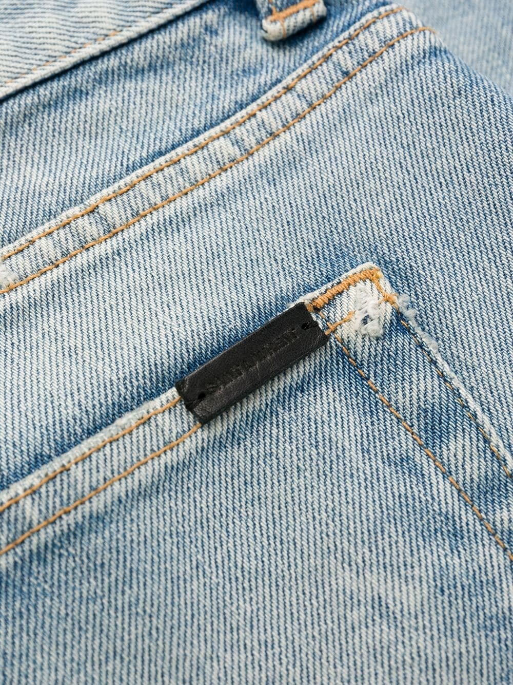 Saint Laurent Low-rise Skinny Jeans In Gray