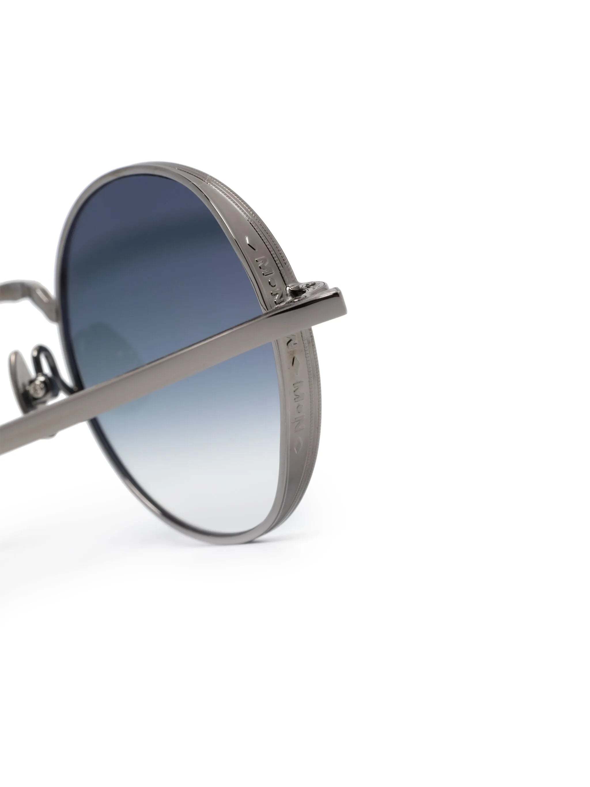 Matsuda M3087 Rounded-frame Sunglasses In Blue