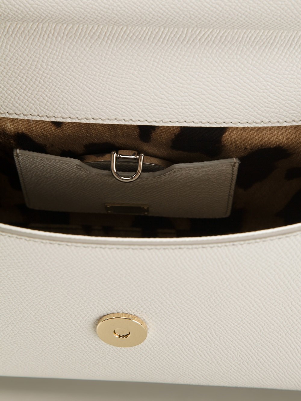 Shop Dolce & Gabbana Sicily Small Shoulder Bag In White