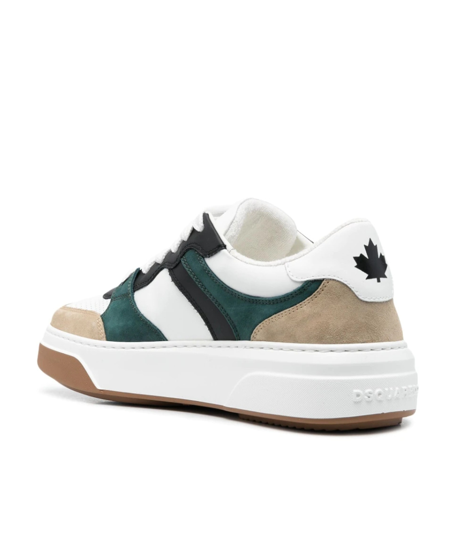 Dsquared2 Men's Bumpersneakerslace-up Low Top Sneakers In White