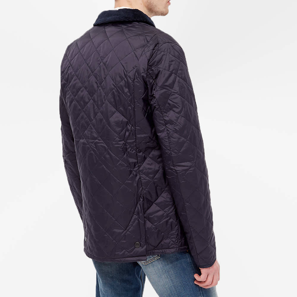 Shop Barbour Heritage Liddesdale Quilted Jacket In Gray