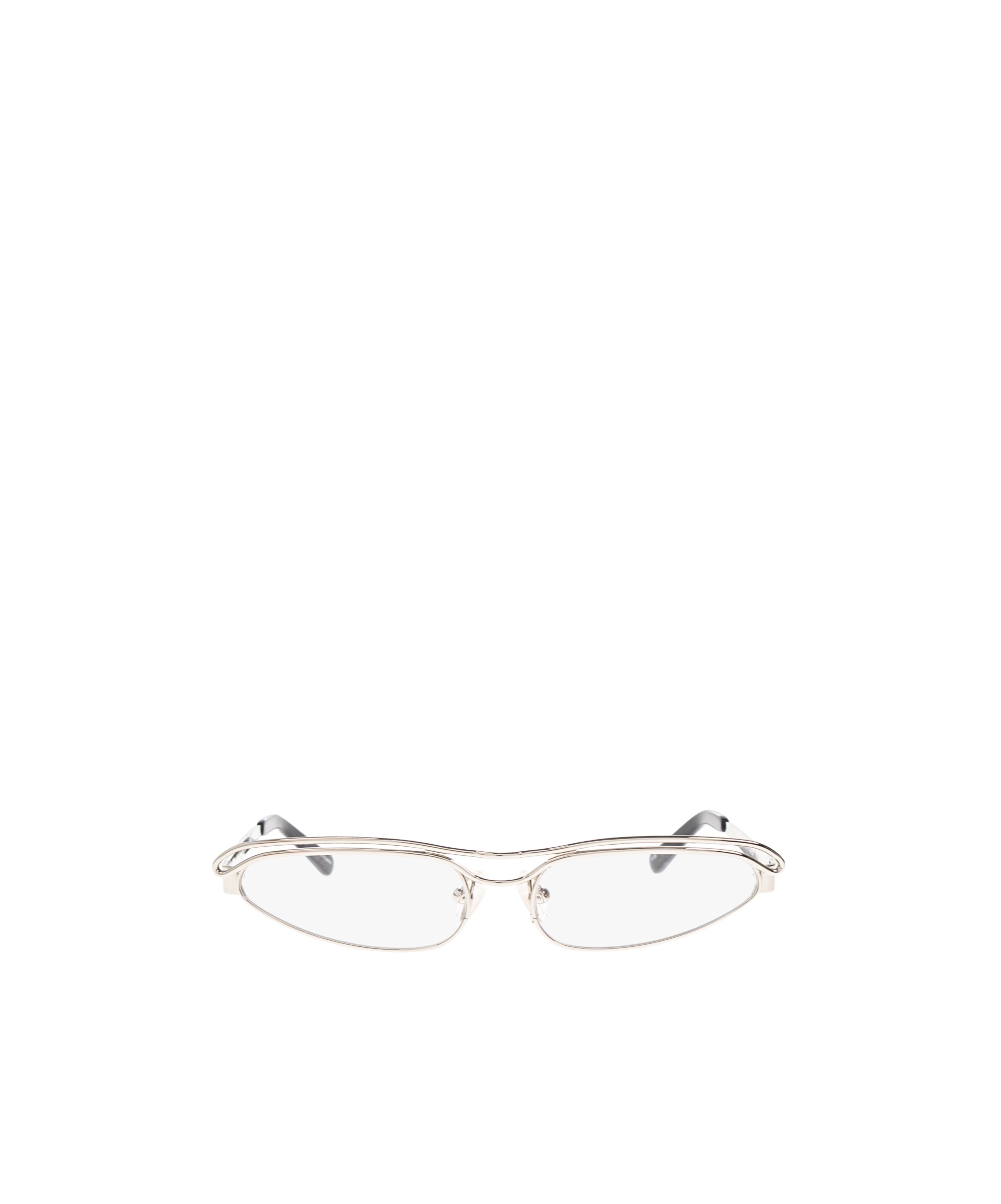 Attico Logo Flat Mirror In White