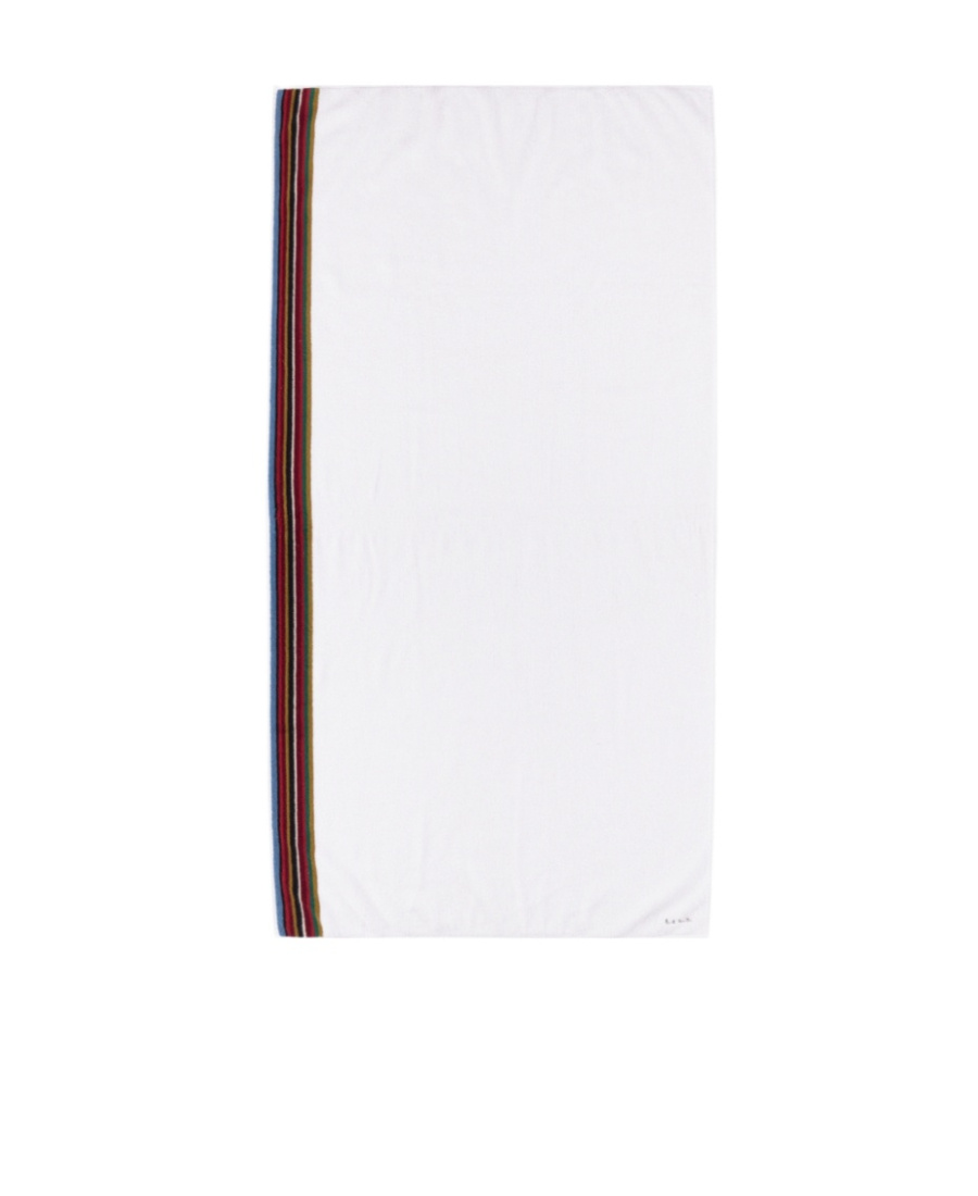 Paul Smith Signature Stripe Bath Towel In White