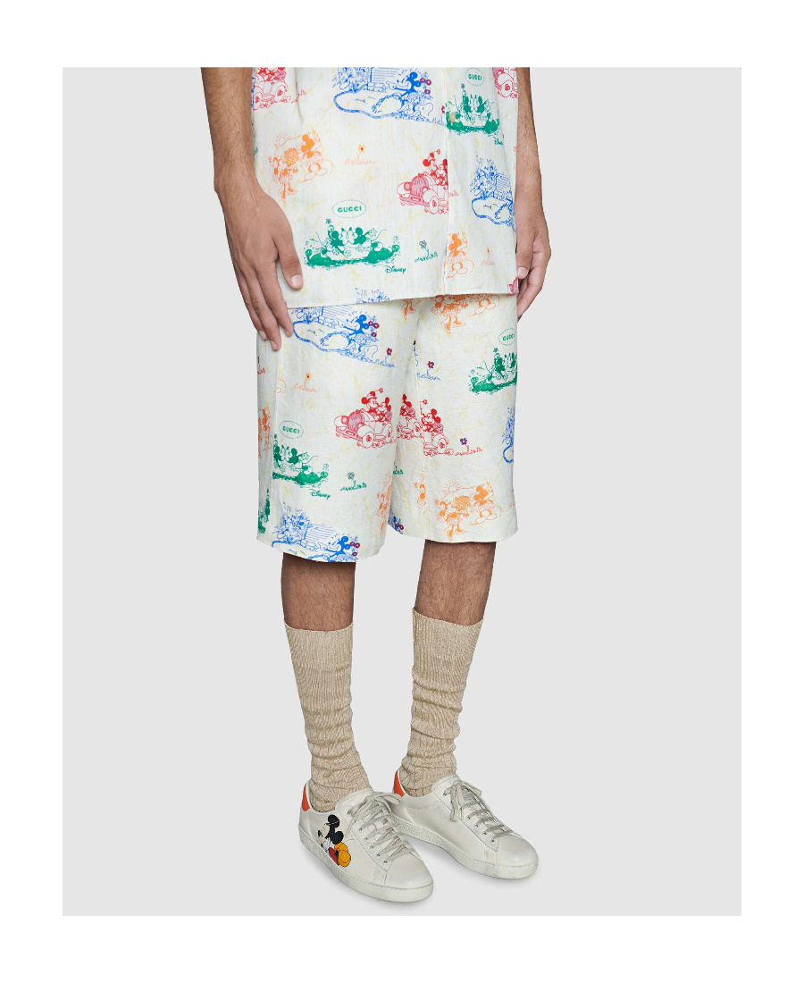 GUCCI X DISNEY MICKEY MOUSE ACE LOW-TOP SNEAKERS
