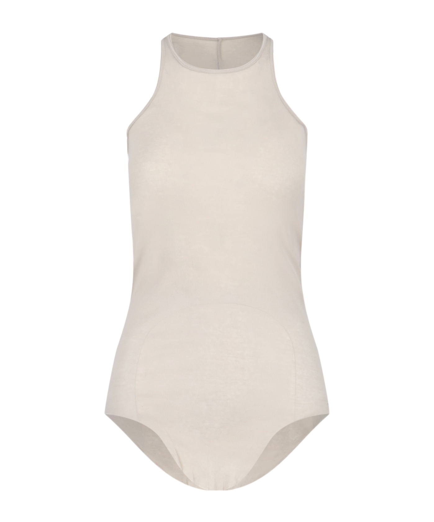 Rick Owens Off-white Basic Rib Tank Top In White