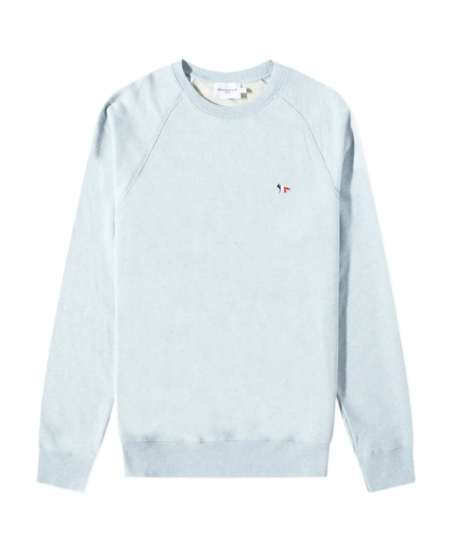 MAISON KITSUNÉ LOGO-PATCH COTTON JUMPER