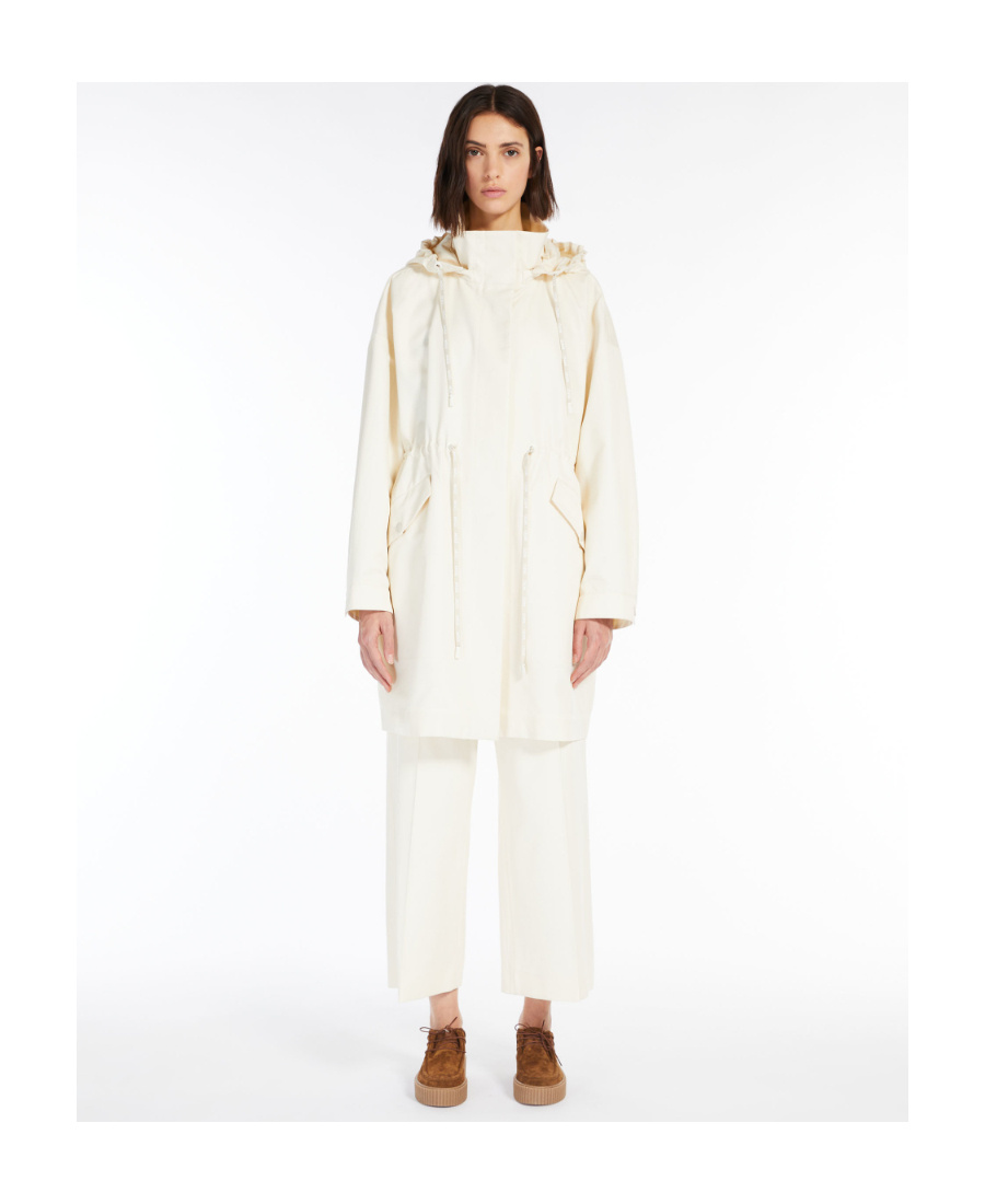 Weekend Max Mara Hooded Parka In White