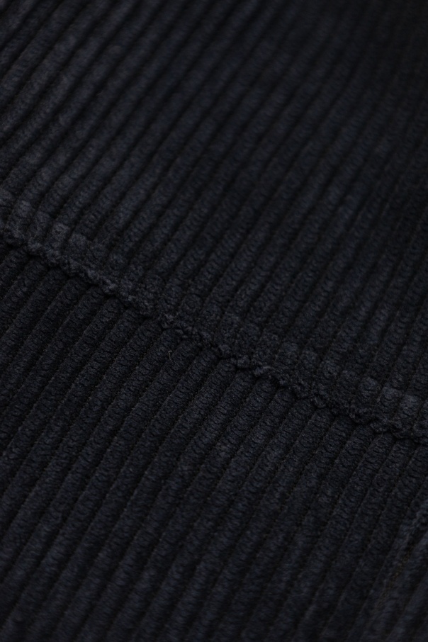 Moncler Corduroy Casual Pants In Black