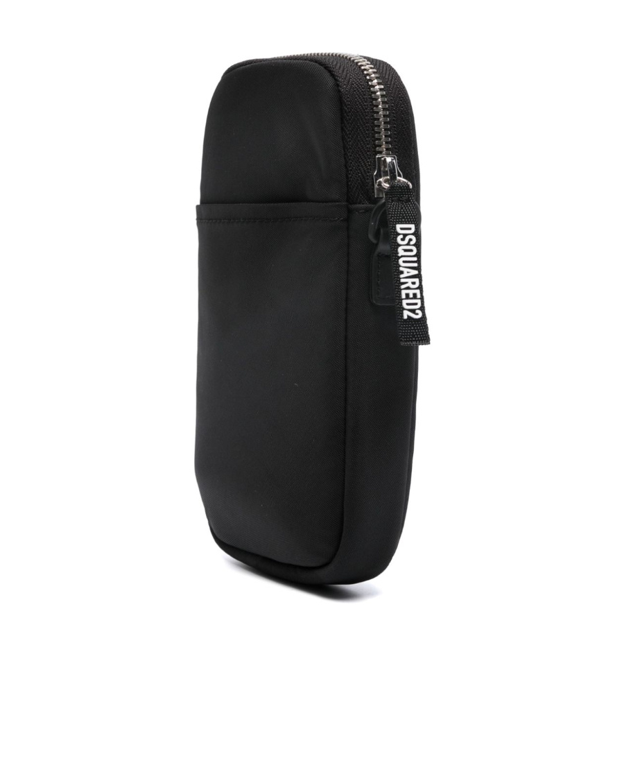 Dsquared2 Logo-plaque Shoulder Bag In Black