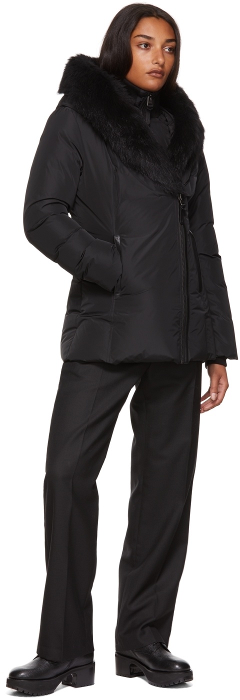 Mackage Black Polyester Adali Down Jacket In Black