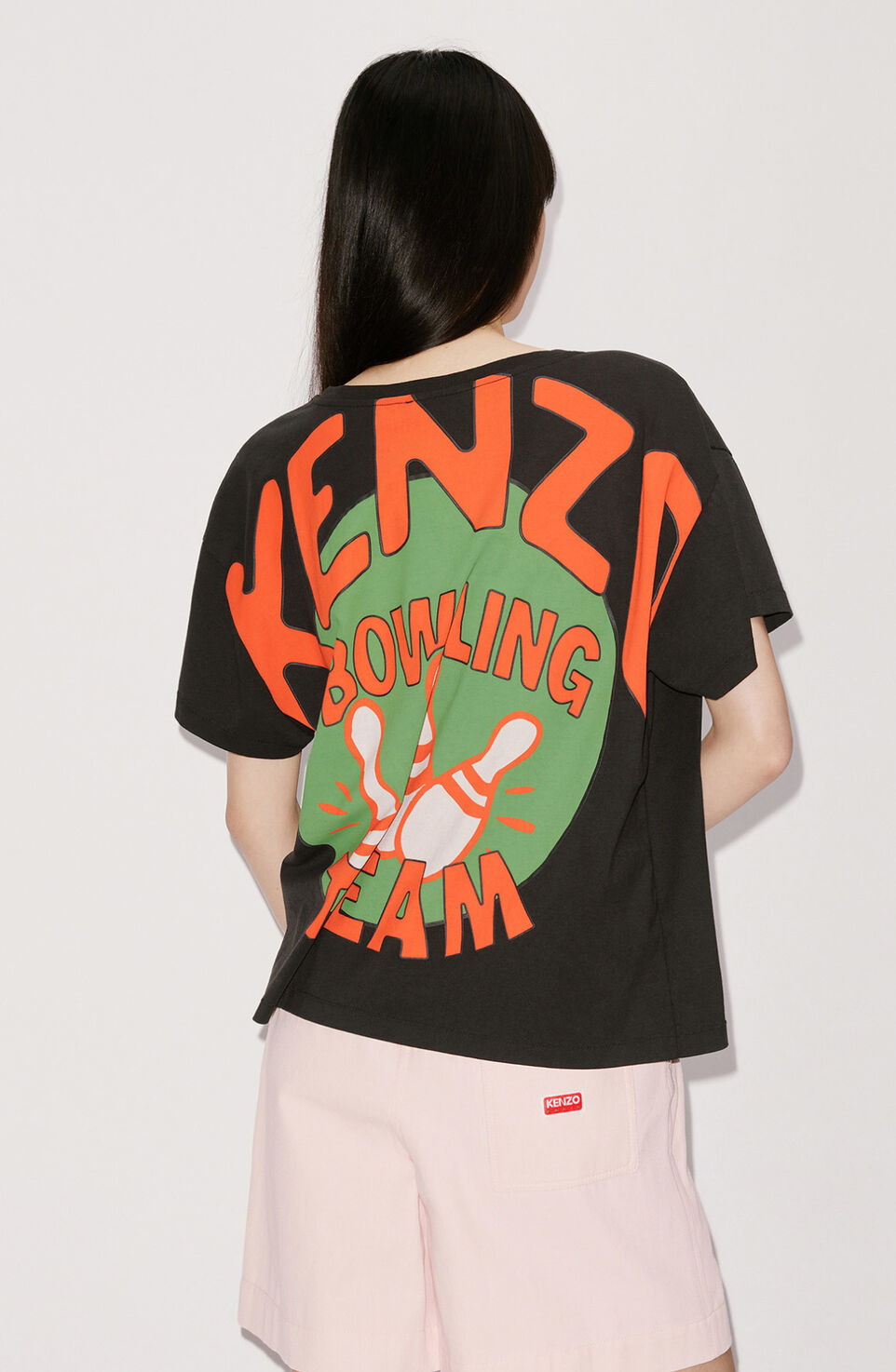 KENZO KENZO GRAPHIC PRINTED CREWNECK T-SHIRT