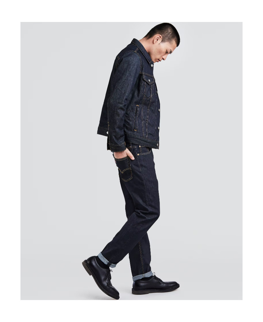Levi's Stretch Tapered Jeans In Black