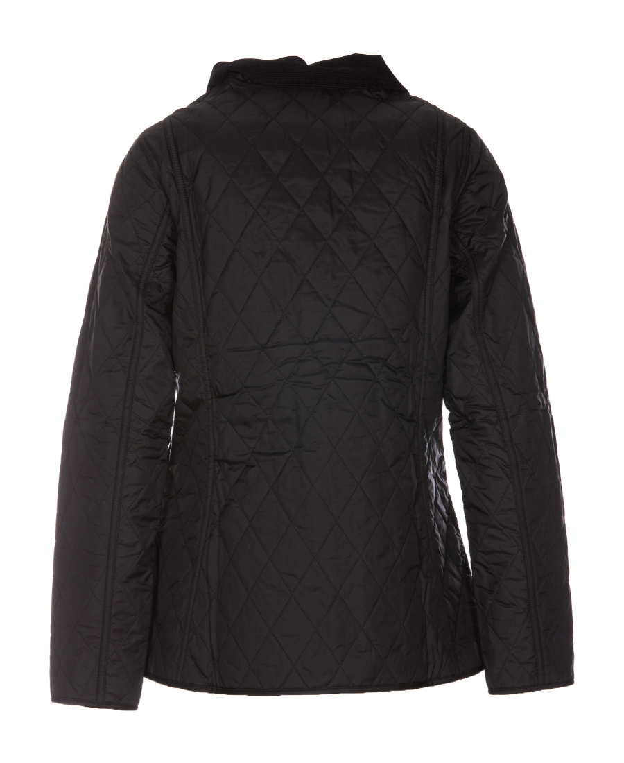 Barbour Annandale Water Resistant Quilted Utility Jacket In Black