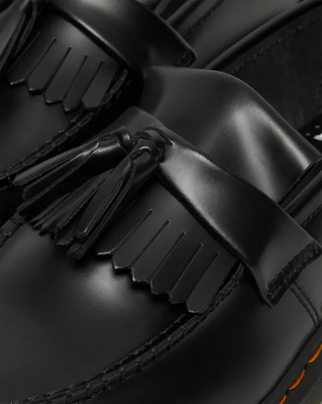 Dr. Martens' Adrian Bex Leather Loafers In Black