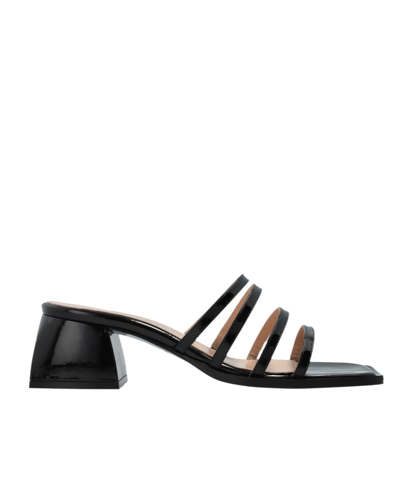 Nodaleto 60mm Leather Sandals In Black