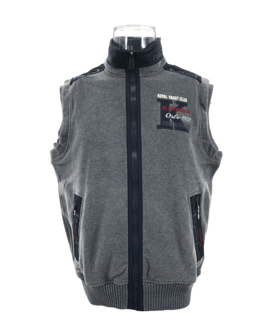 Paul & Shark Logo Leisure Vest In Black