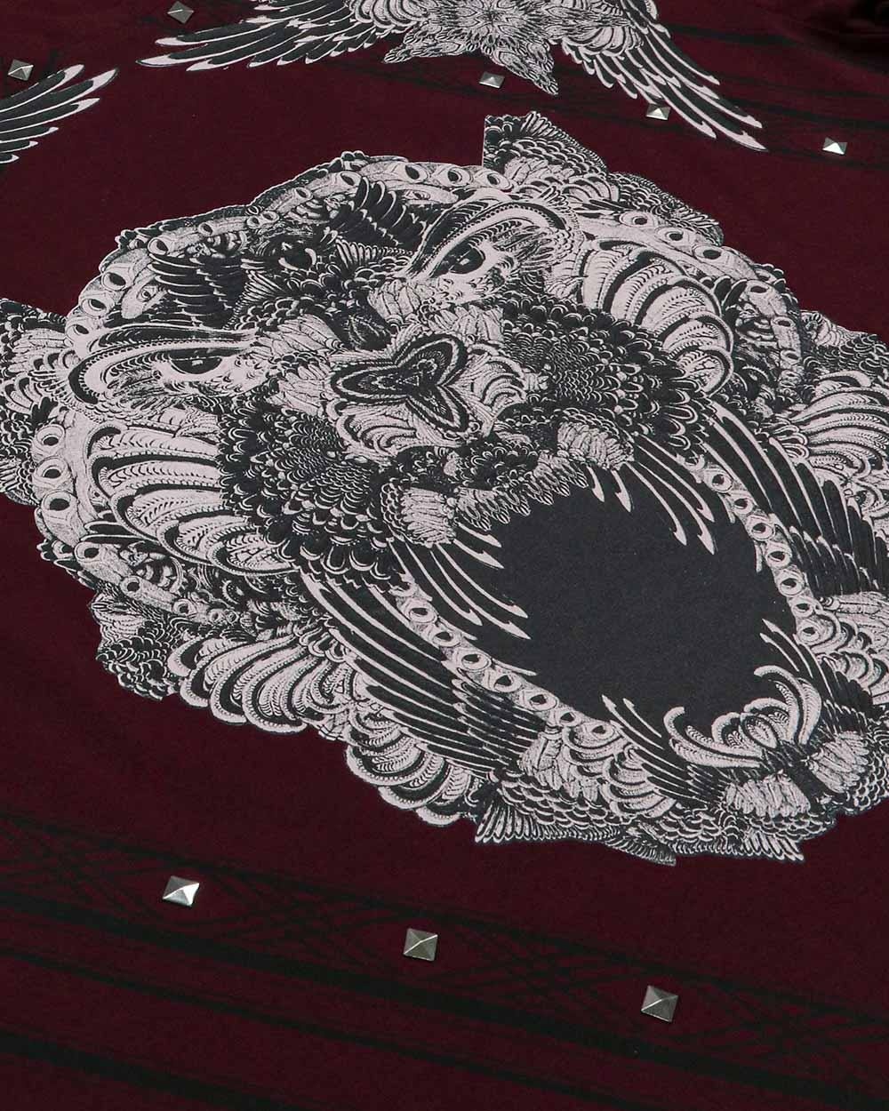 Just Cavalli T-shirt With Round Neck And Short Sleeves In Brown