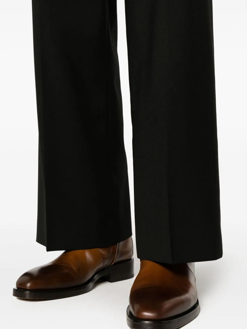 Marni Men's Lightweight Wool Trousers For Ss24 In Black