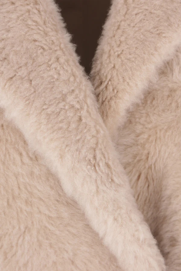 Max Mara 's  Long-sleeved Long Coat In Neutral