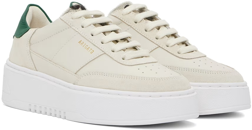 Axel Arigato Beige Orbit Sneakers In White