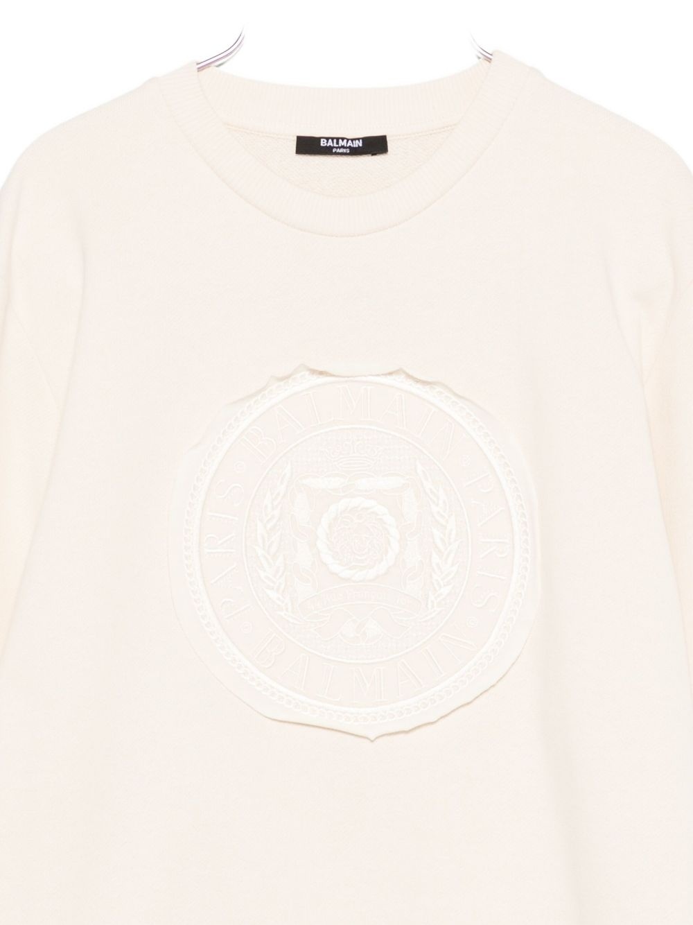 Balmain Embroidered Logo Sweatshirt In Multi