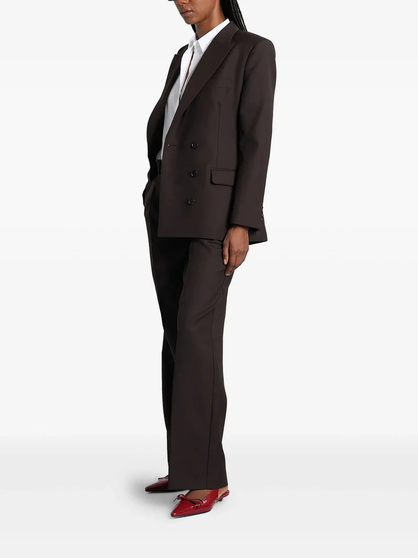 Anine Bing Tailored Trousers In Brown