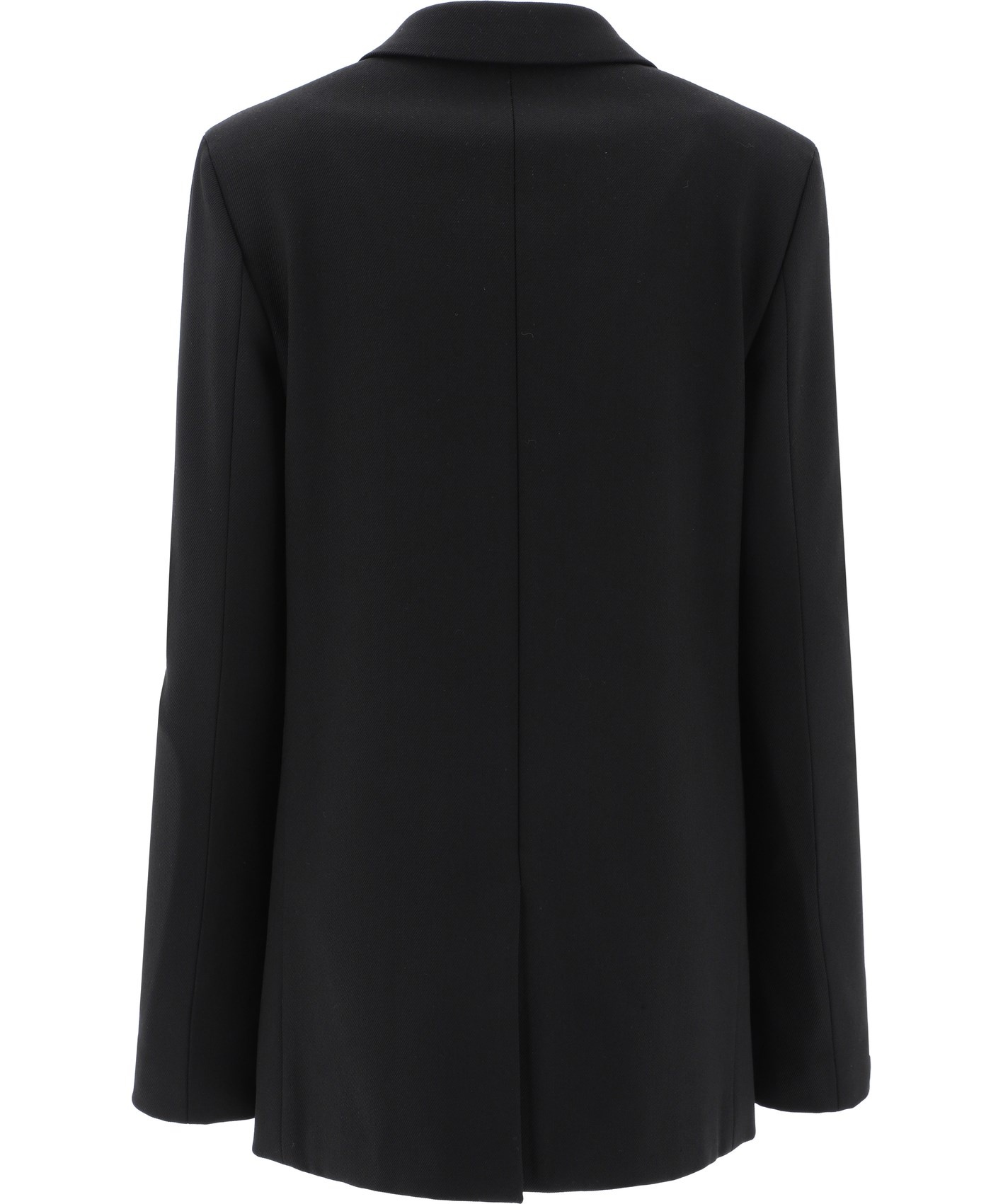 Bottega Veneta Split-cuff Single-breasted Blazer In Black