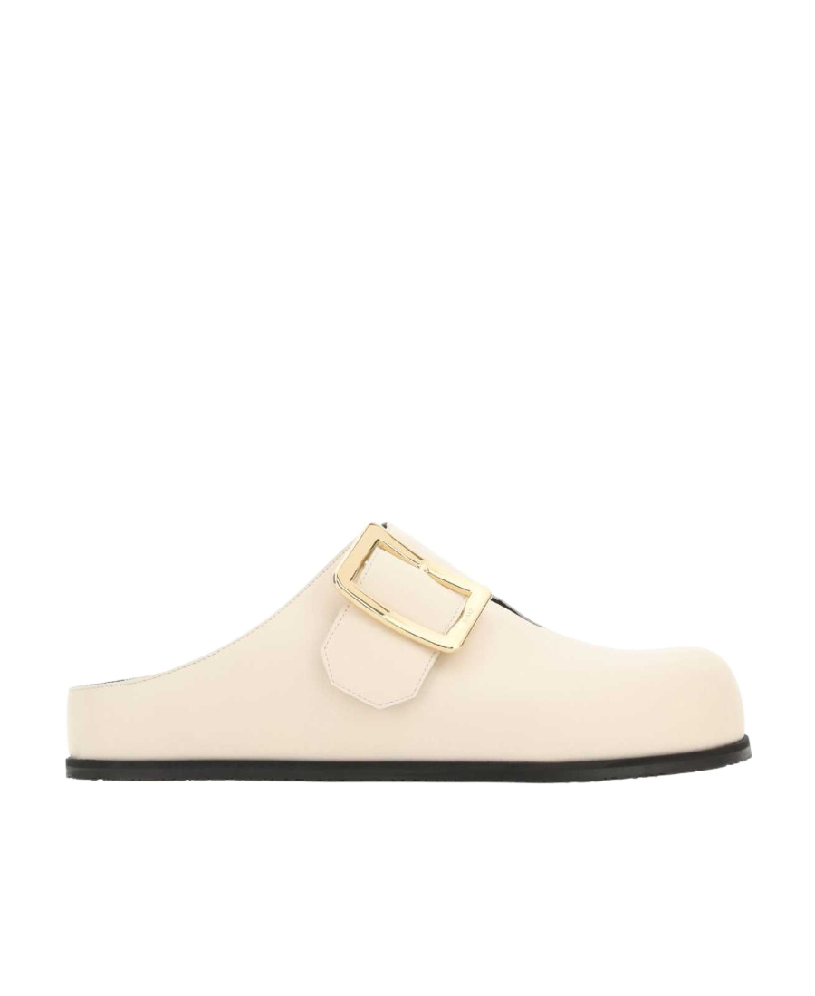 Bally Lulu Buckle Detail Slip-on Mules In Nude