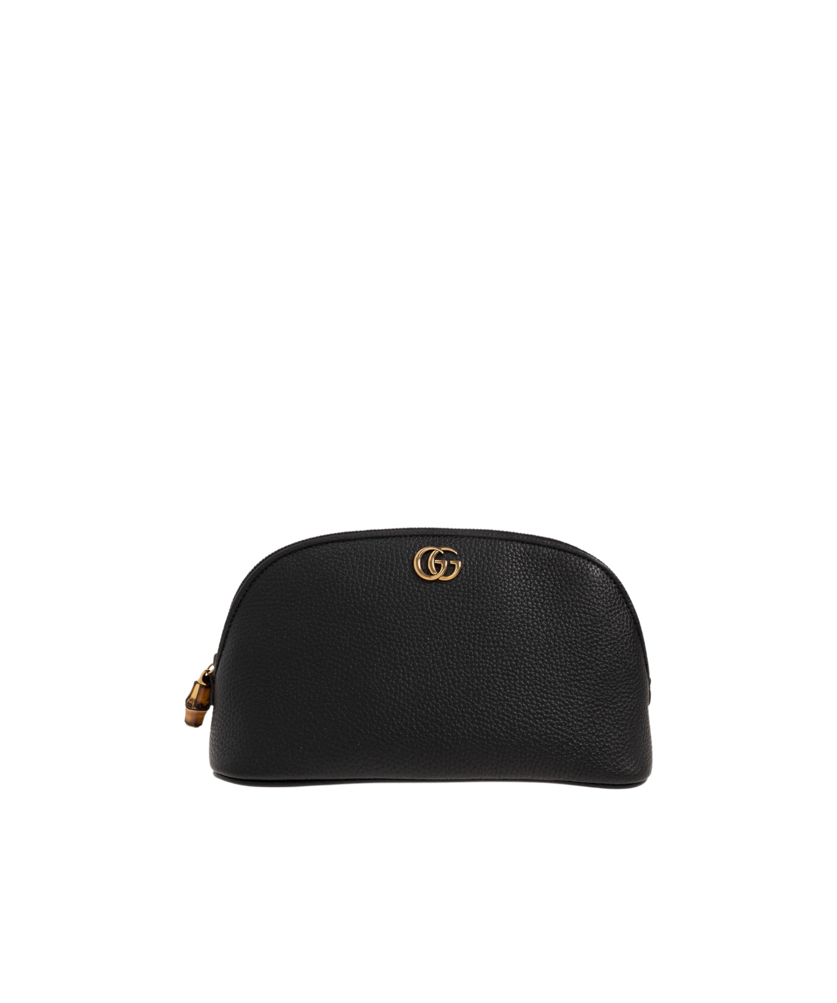 Gucci Double G-plaque Make-up Bag In Black