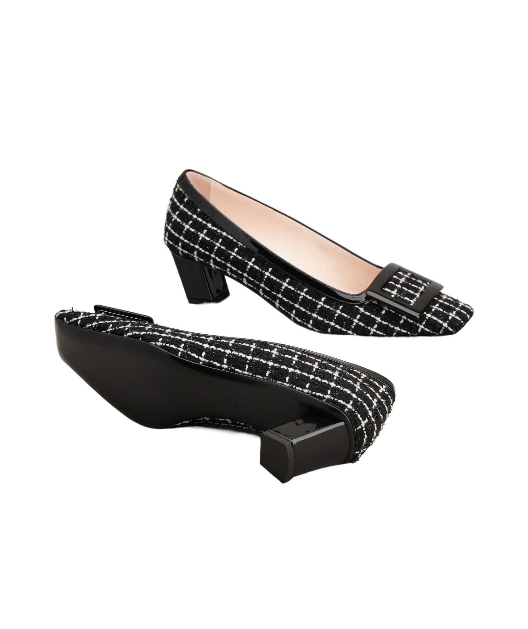 Roger Vivier Chic Belle Vivier Mini Pumps With Skyscraper Heel In Black