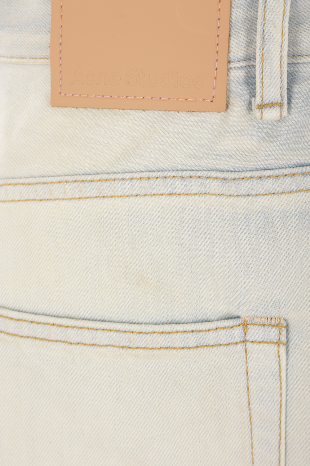 Acne Studios Belt-loop Jeans In Nude