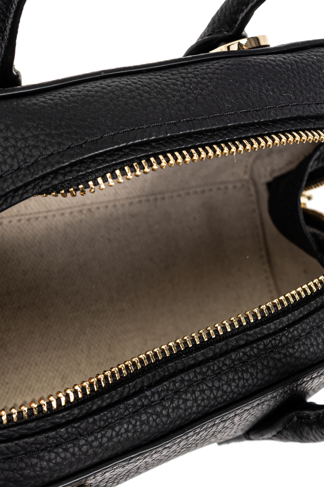 Shop Michael Michael Kors Leather Tote Bag In Black