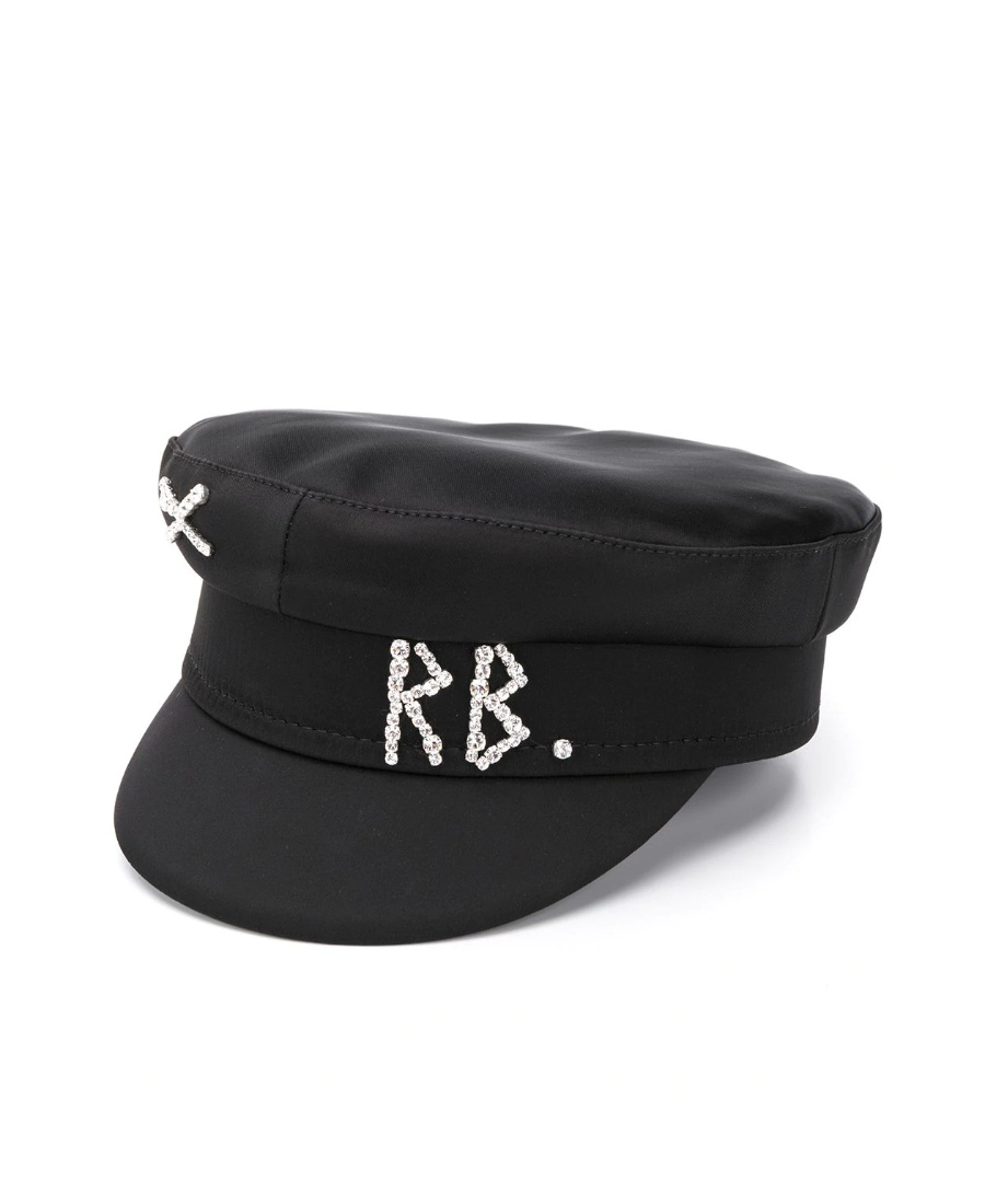 Ruslan Baginskiy Studded Logo Embellished Cap In Black