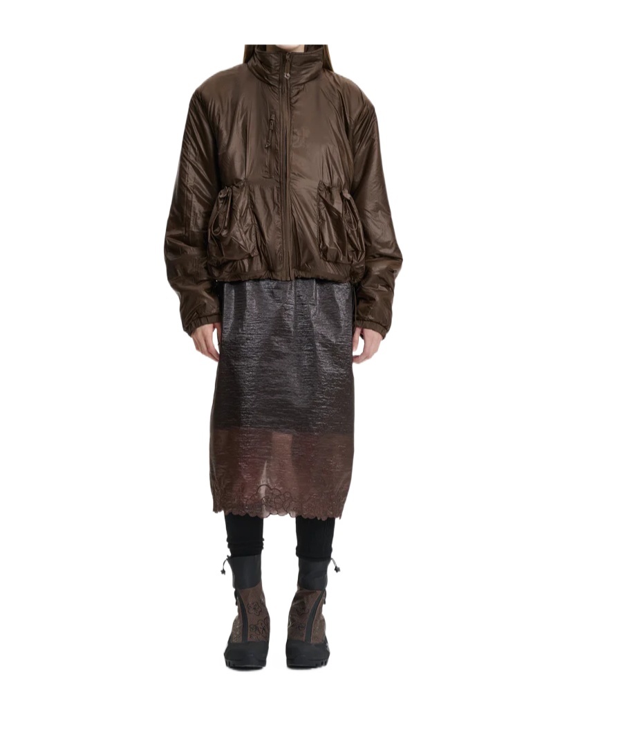 Cecilie Bahnsen The North Face X Lea 1995 Denali Fleece Jacket Jacket In Brown