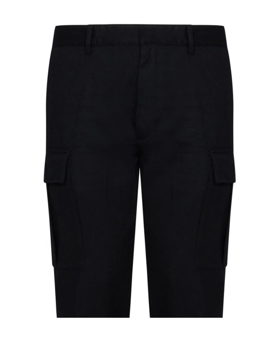 Dsquared2 Mid-rise Tapered Trousers In Black