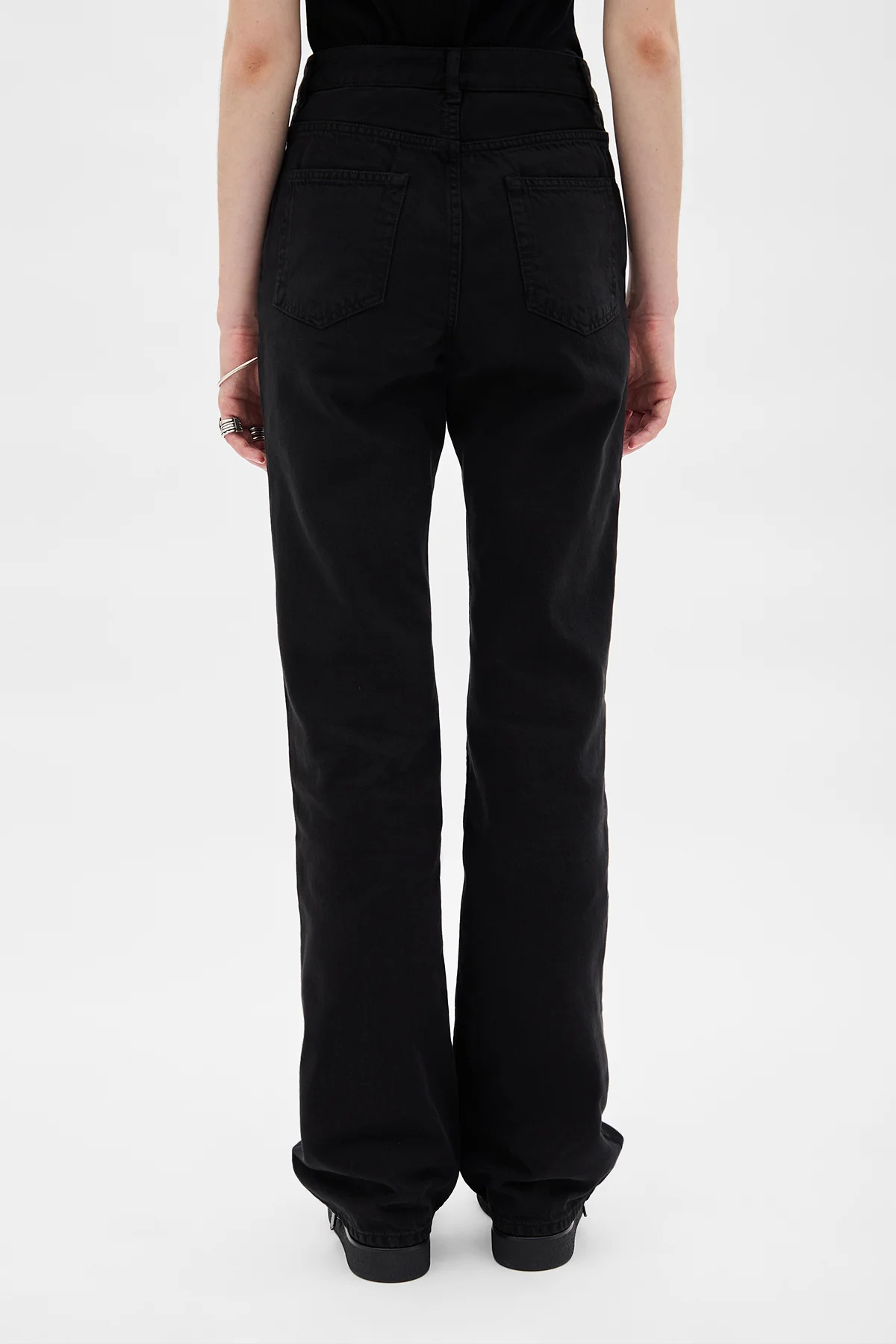 Ann Demeulemeester Black Polly 5 Pocket High-comfort Jeans In Black