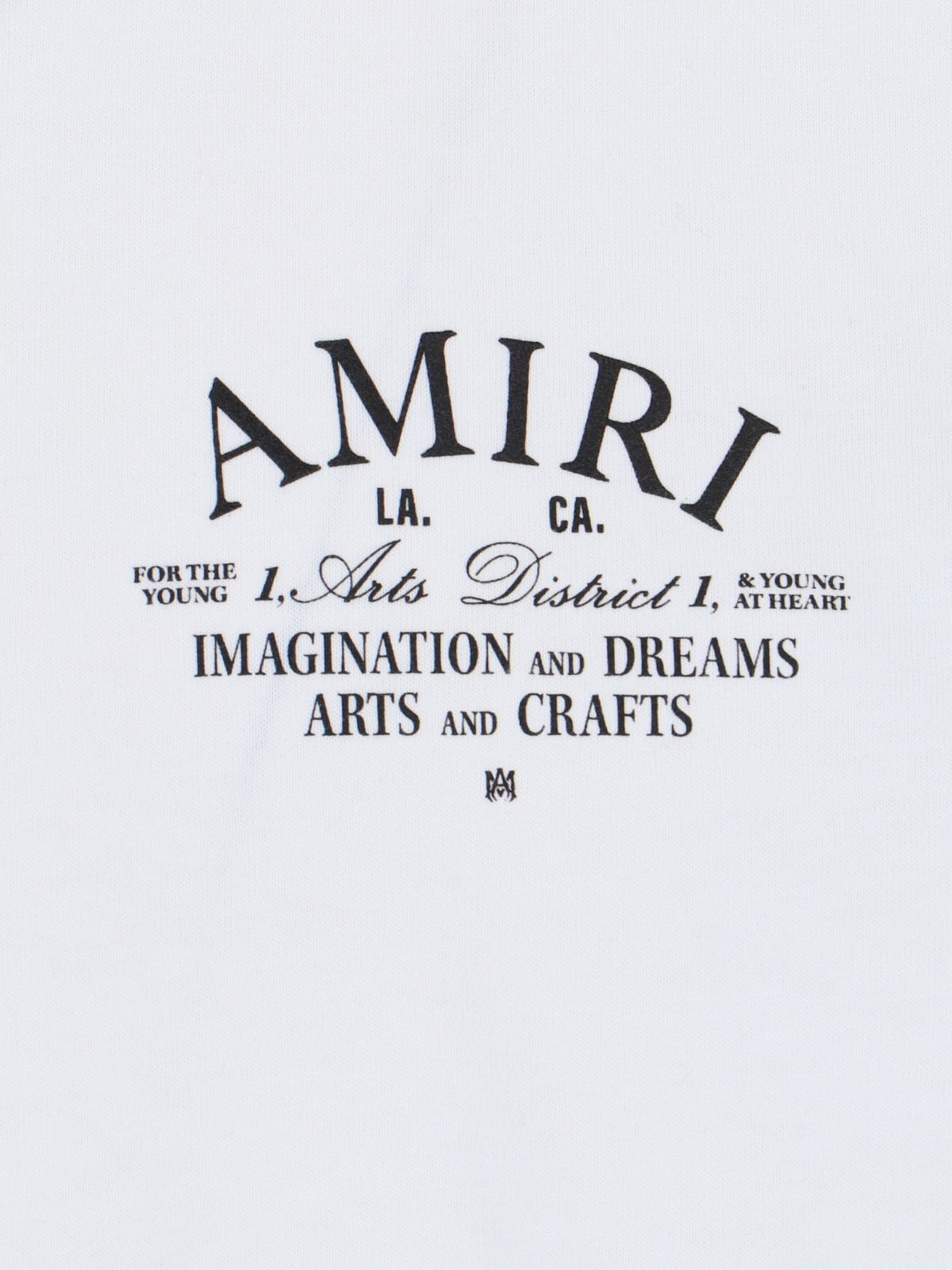 Amiri Man T-shirt White Size Xxl Cotton In White