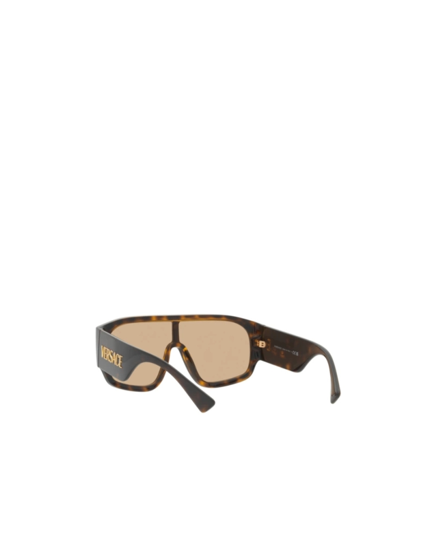 Versace Logo Sunglasses In Nude
